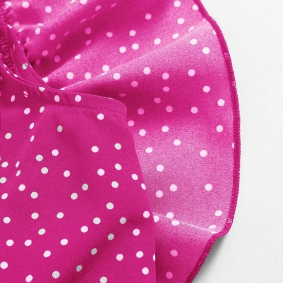 Pink Ruffle Blouse - Picture 3 of 4